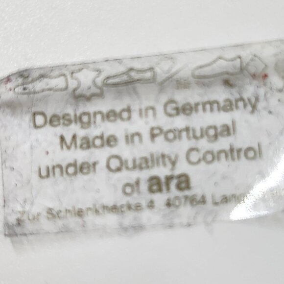 Ara Women's Rusty Red High Soft Leather/Bamboo Boot W/Zipper & Laces Size 6 - Picture 7 of 9